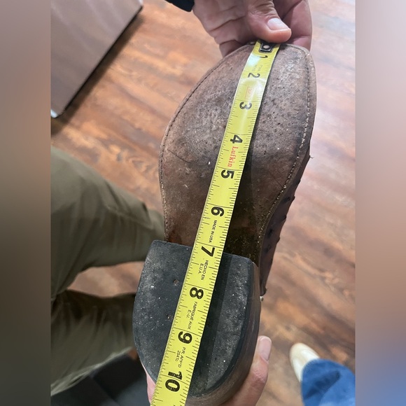 Rios of Mercedes 7.5 C Brown Ostrich  Red tops - Picture 11 of 11